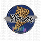 Blazers PNG - Blazers Circle  Sublimation - Digital Download - Navy and Gray