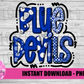 Blue Devils Png - Blue Devils Sublimation Design - Digital Download - Royal and White