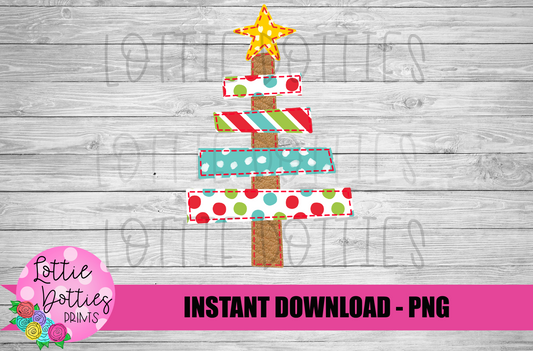 Christmas Tree Png - Christmas Sublimation Design - Digital Download