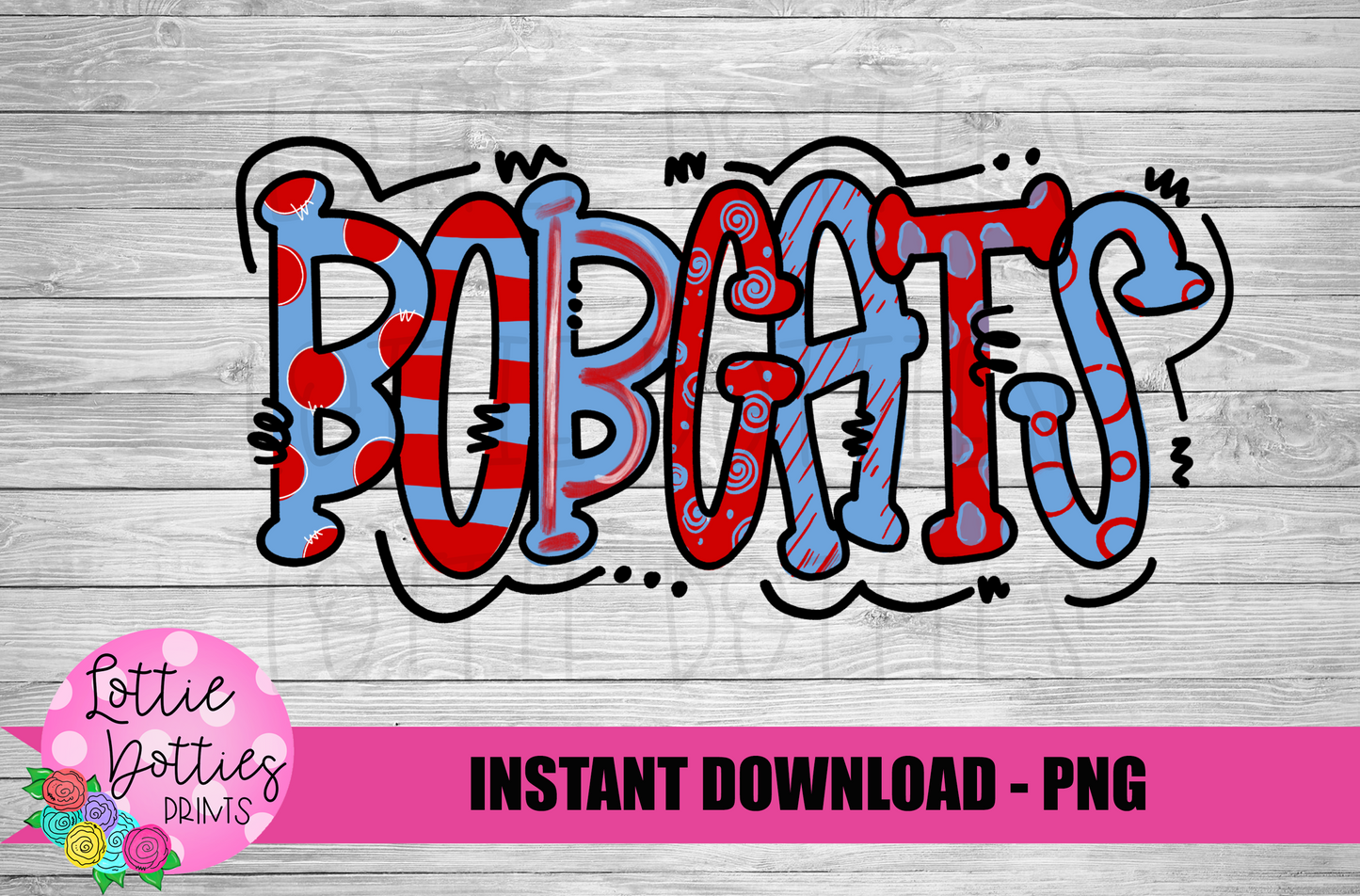 Bobcats PNG - Bobcats  sublimation design - Digital Download - Black and Yellow