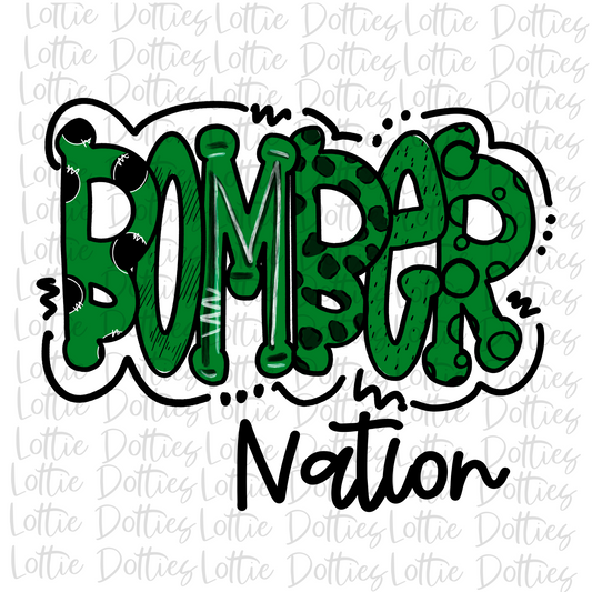 Bombers Nation Png - Sublimation Design- Bombers  Sublimation- Digital Download