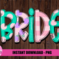 Bride - PNG - Bride - Sublimation - Digital Download