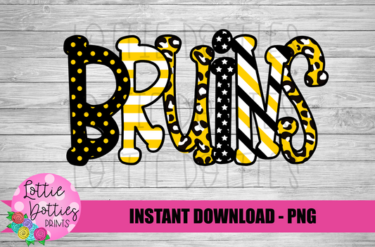 Bruins  PNG - Bruins Sublimation design - Digital Download