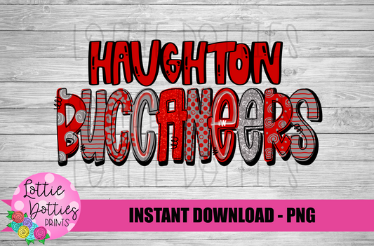 Haughton Buccaneers PNG - Buccaneers Sublimation - Mascot