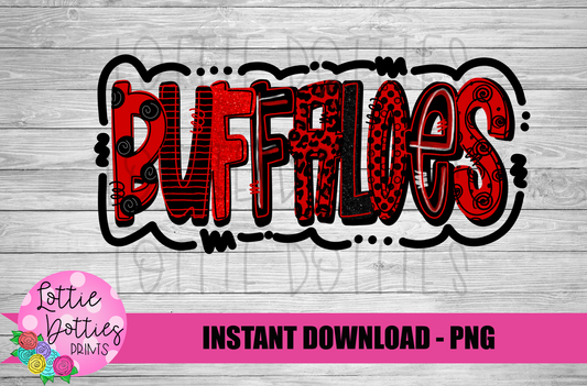 Buffaloes PNG - Buffaloes Sublimation Design - Mascot