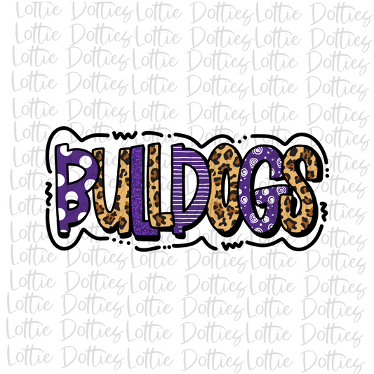 Bulldogs -  PNG - Bulldogs  -  Sublimation Design - Digital Download