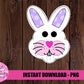 Bunny Girl  PNG - Easter - Sublimation - Digital Download