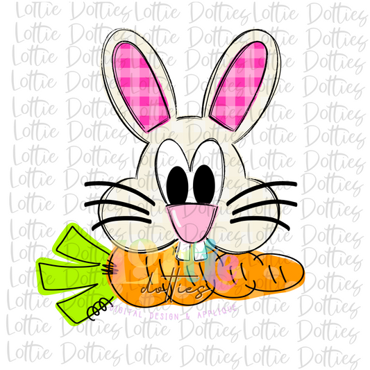 Bunny Girl  PNG - Easter - Sublimation - Digital Download - Pink