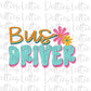 Bus Driver - PNG - Back To School - Sublimation - Digital Download
