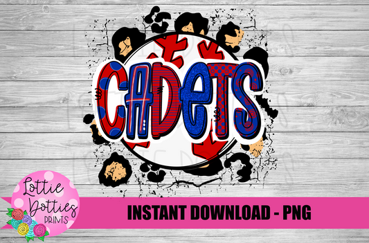 Cadets Baseball  PNG - Cadets -  sublimation design - Digital Download