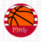 Basketball Circle  - PNG - Basketball  - Digital Download - Cardinal