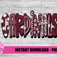 Cardinals PNG - Cardinals Sublimation design - Digital Download