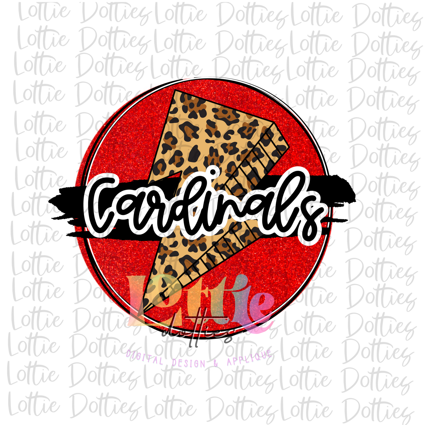 Cardinals PNG - Cardinals Circle -  Sublimation Design - Digital Download