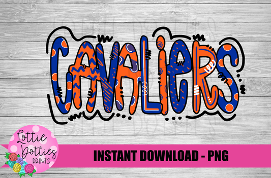 Cavaliers PNG -   Cavaliers sublimation design - Digital Download
