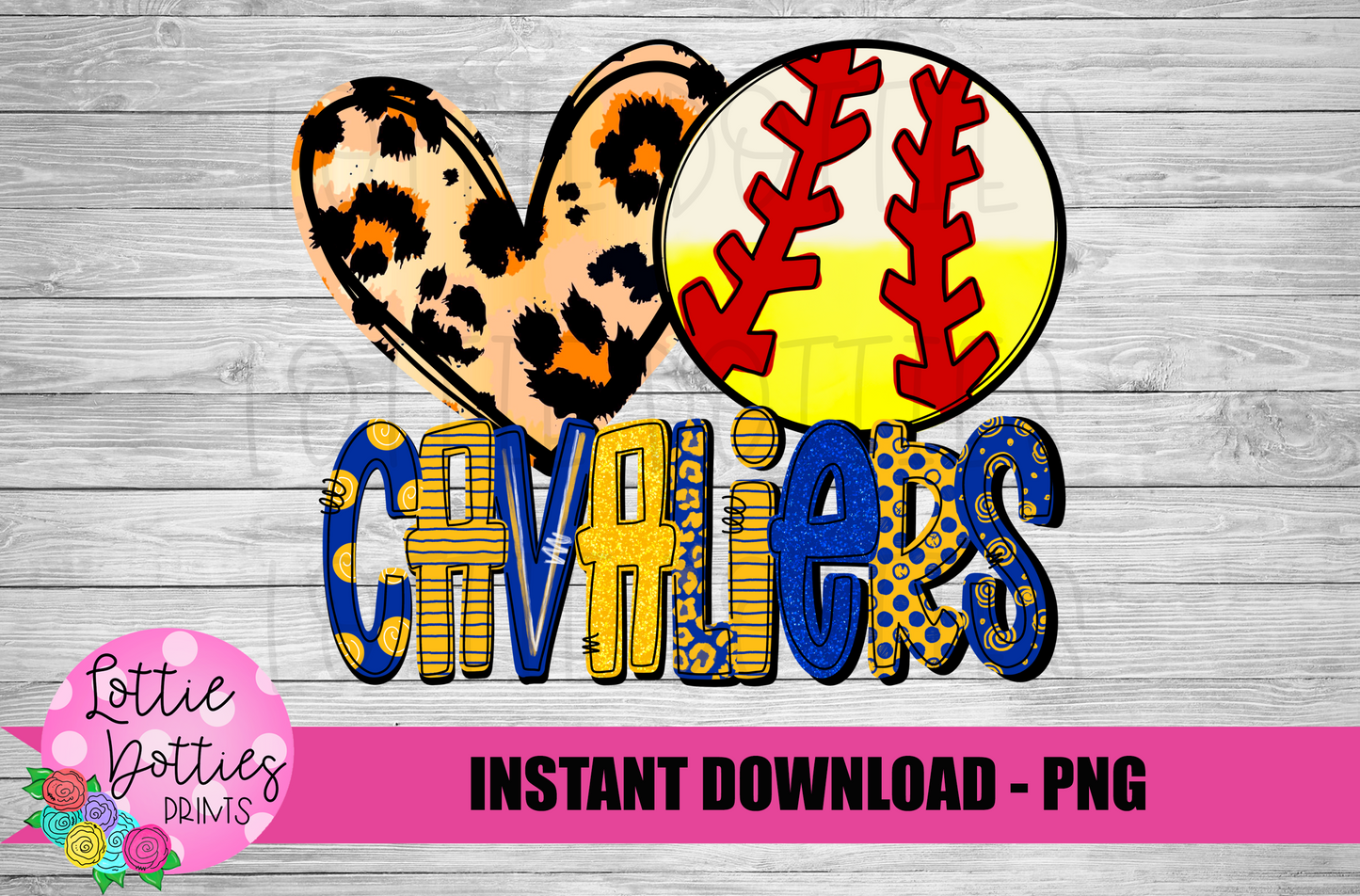 Cavaliers PNG -  Baseball Softball -  Cavaliers sublimation design - Digital Download