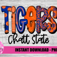 Tigers  Chatt State PNG - Tigers sublimation design - Digital Download