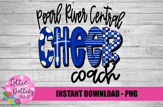 Pearl River Central  Cheer Coach - Cheer Coach  PNG - Cheer Sublimation