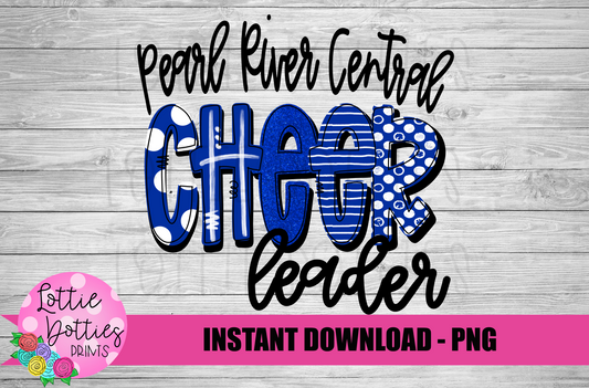 Pearl River Central  Cheer Leader - Cheer Leader  PNG - Cheer Sublimation