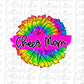 Cheer Mom Pom Png - Cheer Sublimation File - Instant download - Digital Download