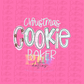 Christmas Cookie Baker - PNG - Christmas Sublimation - Digital Download