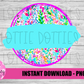 Monogram Circle - Png - Circle - Sublimation - Digital Download