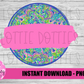 Monogram Circle - Png - Circle - Sublimation - Digital Download