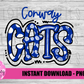 Conway Cats PNG - Team Sublimation - Mascot design