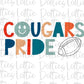 Cougars Pride  Png - Sublimation Design - Cougars  Sublimation- Digital Download