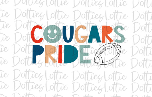 Cougars Pride  Png - Sublimation Design - Cougars  Sublimation- Digital Download