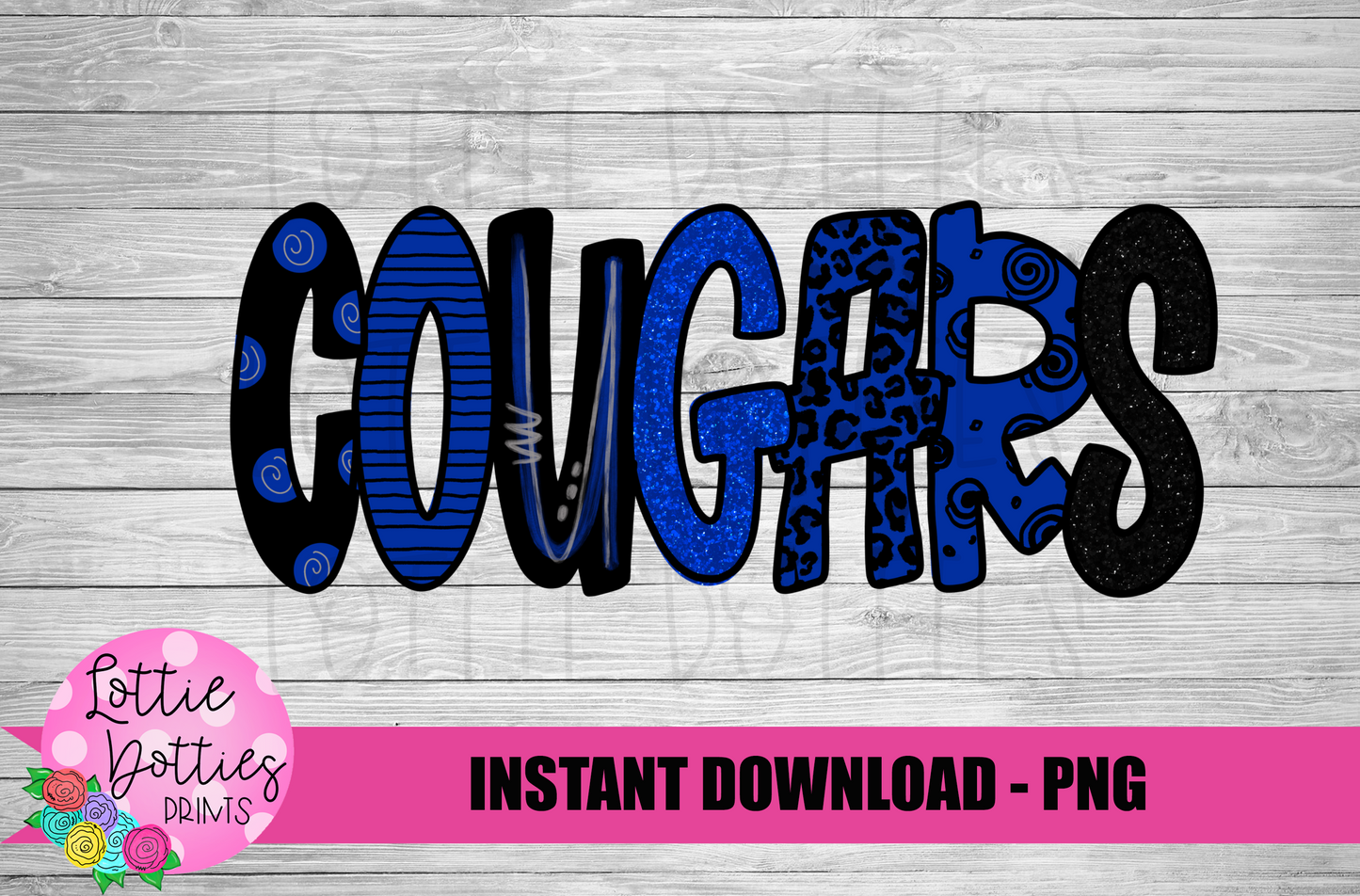 Cougars  Png - Sublimation Design - Cougars  Sublimation- Digital Download