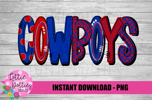 Cowboys  Png  - Cowboys Sublimation -  Digital Download