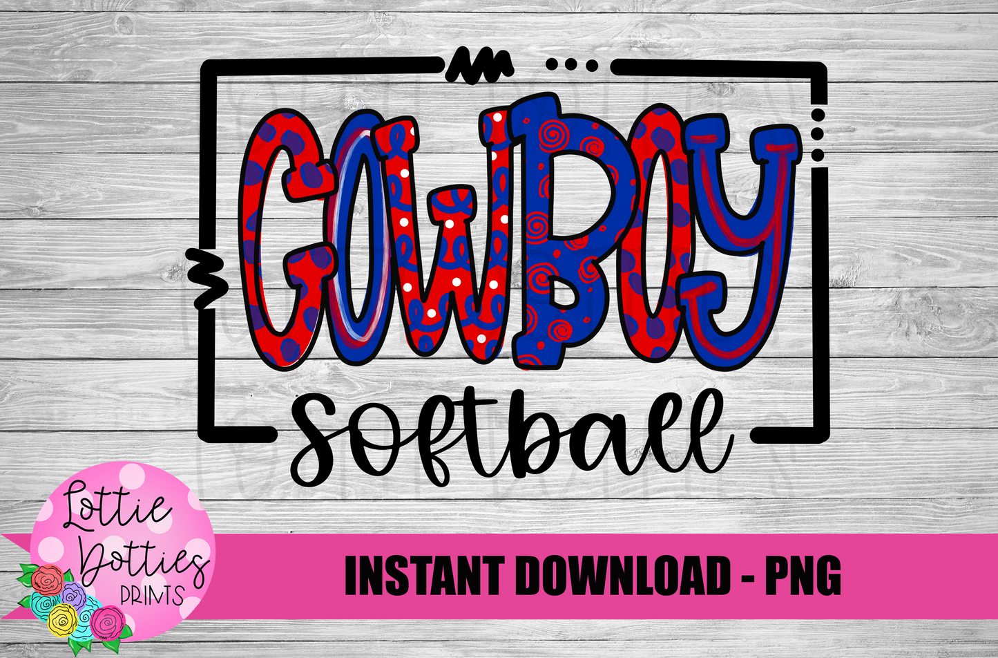 Cowboys Softball  Png  - Cowboy Sublimation -  Digital Download