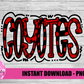Coyotes PNG - Sublimation - Digital Download