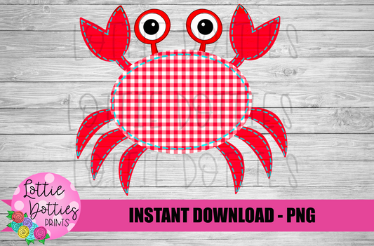 Crab Png - Crab  Design - Crab Summer Design - Sublimation