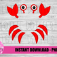 Crab Monogram   Png - Crab  Design - Crab Summer Design - Sublimation
