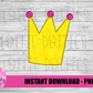 Crown - PNG - Princess -Sublimation - Digital Download