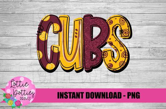Cubs PNG - Cubs  -  sublimation design - Digital Download