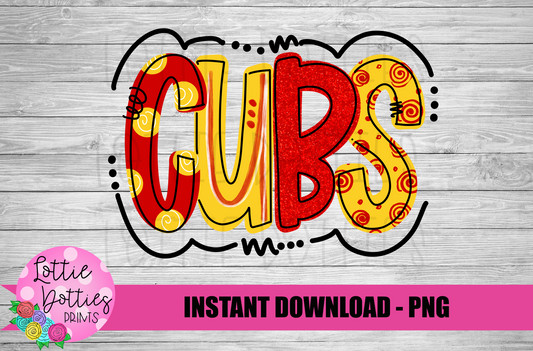 Cubs PNG - Cubs  -  sublimation design - Digital Download