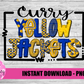 Curry Yellow Jackets PNG - Yellow jackets PNG - Instant Download - Digital Download
