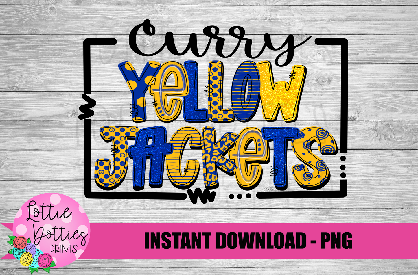 Curry Yellow Jackets PNG - Yellow jackets PNG - Instant Download - Digital Download