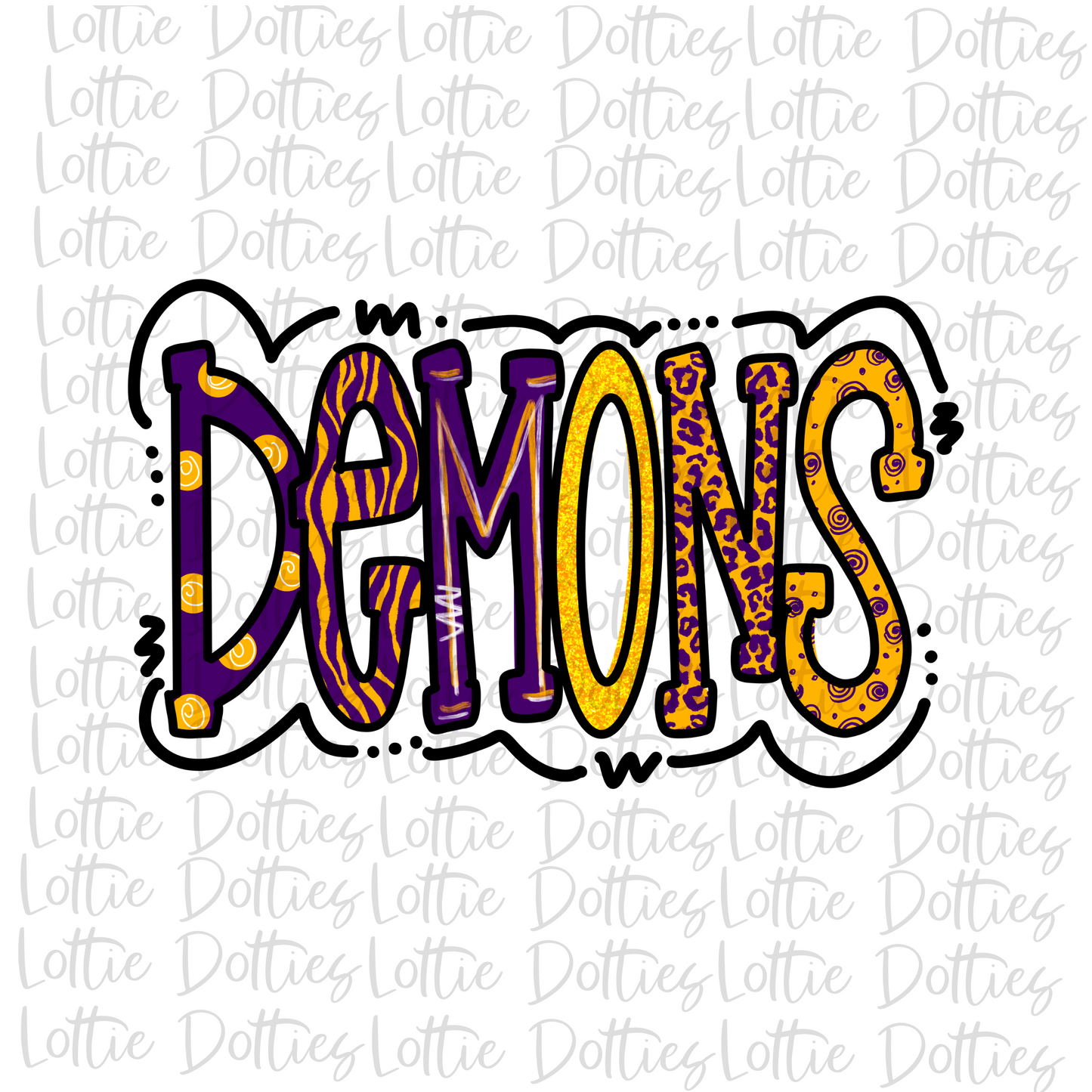 Demons - PNG - Demons Sublimation - Digital Download