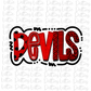 Devils Png - Devils Sublimation Design - Digital Download