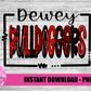 Dewey Bulldoggers - PNG - Sublimation - Bulldoggers - Digital Download