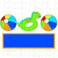 Dino Trio - PNG - Summer - Sublimation - Digital Download