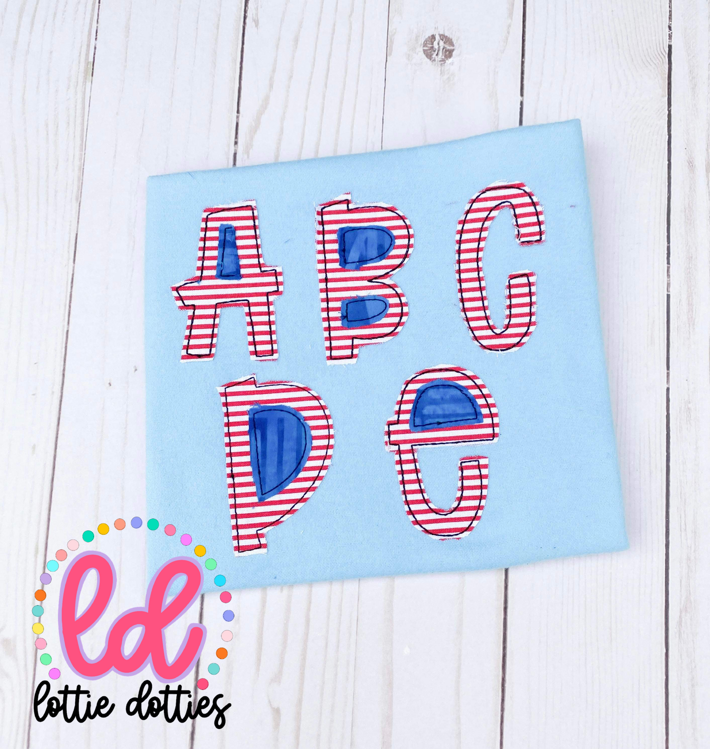 Lottie Dotties Doodle Applique Alphabet - Machine Embroidery Applique Design - Alphabet Applique - Instant Download  - Alpha Pack