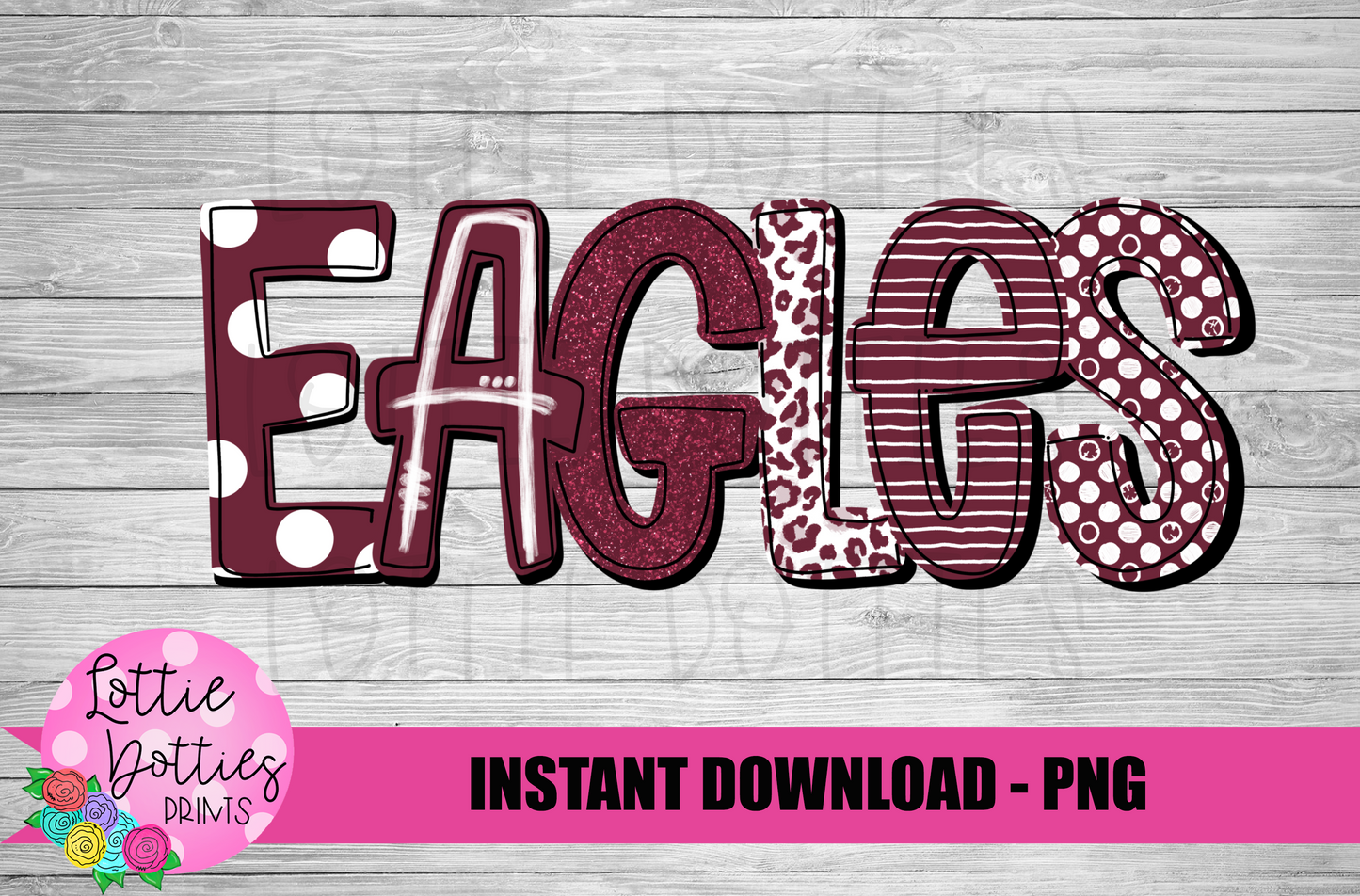 Eagles PNG - Eagles -  sublimation design - Digital Download - Maroon and White