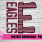 E - Eagles PNG - Eagles -  sublimation design - Digital Download