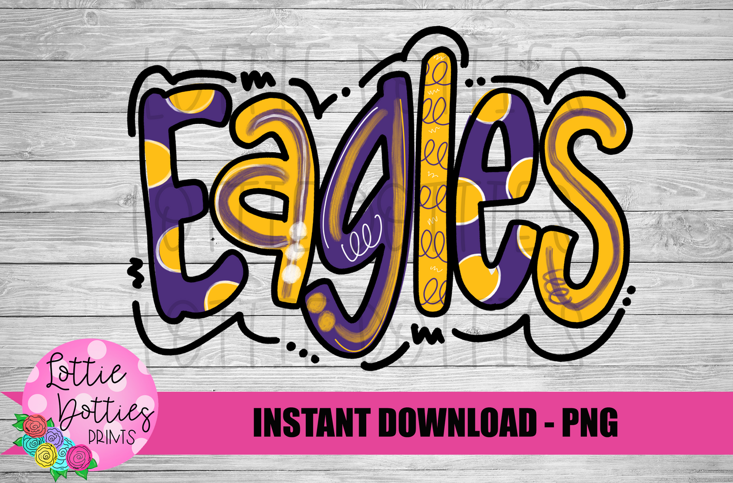 Eagles PNG - Eagles -  sublimation design - Digital Download - Purple and Gold