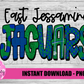East Jessamine Jaguars  PNG -  Jaguars sublimation design - Digital Download