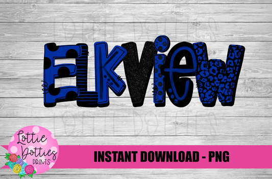 Elk View  - PNG - Sublimation - Digital Download